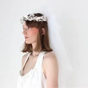 Accessories | 9s Vintage Flower Bridal Headpiece With  display picture 2